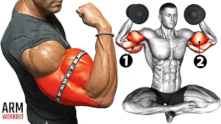 FULL ARMS WORKOUT | Biceps and Triceps Workout | Maniac Muscle