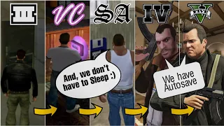 Evolution of SAVING LOGIC in GTA Games[GTA 3,VC,SA,LCS,VCS,4,EFLC, 5]|Cassette/Diskette|2001-2013|