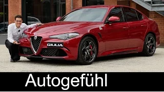 Alfa Romeo Giulia Quadrifoglio 510 hp Full REVIEW - Autogefühl