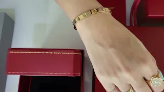 Cartier Love Cuff Bracelet Unboxing & Review