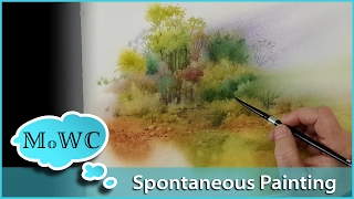 Spontaneous Watercolor Landscape – Canson Heritage Paper