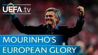 José Mourinho - European trophies with three clubs. Watch highlights