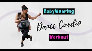 Babywearing Postpartum Workout 🙌 Dance Cardio Mom & Baby Carrier Workout