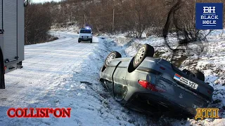 Подборка ДТП, аварии, столкновения автомобилей, нарушения, сбитые пешеходы на видео-регистратор #28