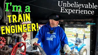 Operating a Train! (Steam Locomotive Experience) Pioneer Mine Tunnel Ashland, PA