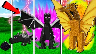 NẾU SLENDERMAN SỐNG THỬ CUỘC SỐNG CỦA RỒNG VÀNG 3 ĐẦU TRONG MINECRAFT | Thử Thách SlenderMan