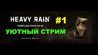 УЮТНЫЙ СТРИМ HEAVY RAIN НА ПК ★ САМАЯ ТОПОВАЯ ИГРА СВОЕГО ВРЕМЕНИ ★ ИГРОВОЙ ТРИЛЛЕР ★ НАЧАЛО ИГРЫ #1