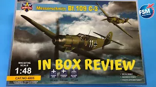 Great short run kit - Modelsvit 1/48 Bf-109 C-3 Kit Previewed