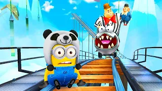 Panda Minion Vs Villaintriloquist ! Boss Fight in Minion Rush Chinese Version