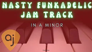 Nasty Funk Groove Jam Track in A Minor for Piano / Synth Play Along #alphajams