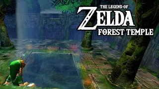 Link Is Resting At The Forest Temple Hot Springs - Relaxing Zelda Music