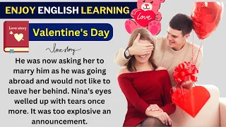 Learn English Through story | Valentine's Day | Speak English | Practice English | Graded Reader