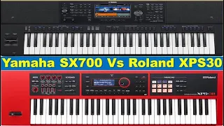 Yamaha Vs Roland || Yamaha PSR-SX700 Vs Roland XPS30 (Red) || Tones Comparison || Vishal Rastogi