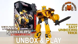 Transformers Studio Series Gamer Edition WFC Bumblebee Unboxing & Play