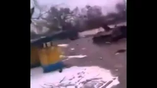 Война на Украине Дорога на Углегорск Broken equipment  road Uglegorsk Ukraine War