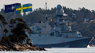 Magnificent visit - 5 NATO Naval ships in Sweden