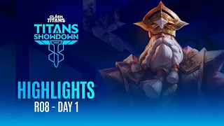 Highlights | Ro8 - Day 1 | Titans Showdown 2022 | Clash of Titans