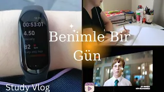 Benimle Bir Gün | Biraz Ders Biraz Spor Yapalım | Study Vlog