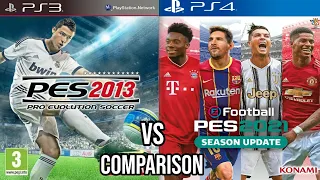 Pes 2013 PS3 Vs Pes 2021 PS4