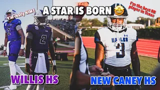 A STAR WAS BORN 🤩 🤯 🏈 || Willis Hs vs New Caney Hs