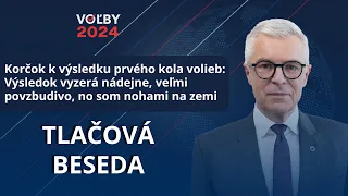 TB Ivana Korčoka: Výsledok vyzerá nádejne, veľmi povzbudivo, no som nohami na zemi