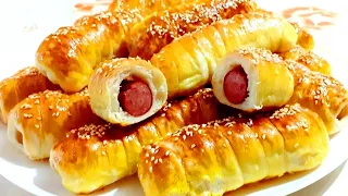 🇺🇦🌭Сосиски в Тісті в Домашніх умовах. Ситний перекус Дітям в Школу. Закарпатський діалект.🌭🇺🇦