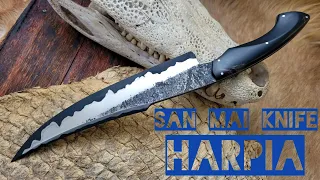 Harpia Knifemaking   Curve San Mai