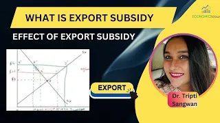 International Economics | Lesson 28 | Export Subsidy | Effect of Export Subsidy | Salvatore | DU