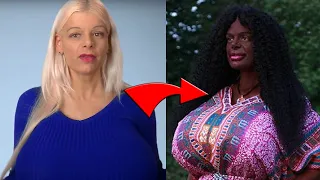 White Woman Turns Her Skin Black With Melanin Injections - Martina Big