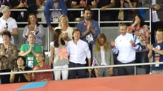 Singing Hey Jude with McCartney at London 2012 Velodrome!