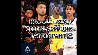 NBA ALL-STAR 2020 Slam Dunk Participants