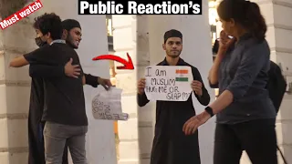 I am Muslim Hug me Or Slap me 😇 ( Social Experiment in India 😨) || Lil Hashmi