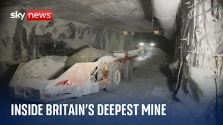 Inside Britain’s deepest mine