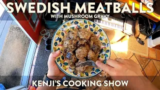 Swedish Meatballs with Mushroom Gravy