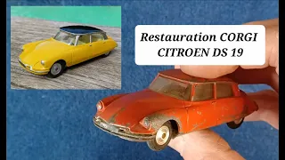 Restauration d'une Citroën DS 19 CORGI 1/43