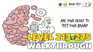 Brain Test Tricky Puzzles Level 213-275 Walkthrough