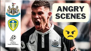 ANGRY SCENES Newcastle 0-0 Leeds