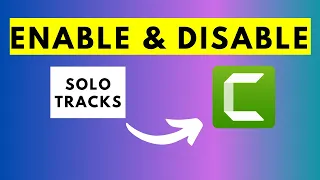 How to Enable and Disable Solo Tracks in Camtasia 2020 and 2021