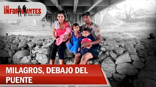 La historia de Milagros, la bebé que nació en un andén y ahora vive bajo un puente - Los Informantes