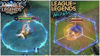 Mobile Legends VS LoL Wild Rift, Side by Side Skills Comparison P3