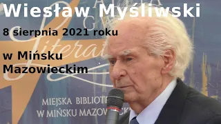 Wiesław Myśliwski na VII Gali Alei Gwiazd Literatury w Mińsku Mazowieckim