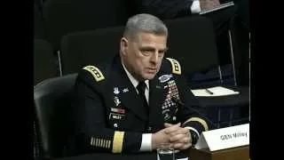 General Mark A. Milley: Nomination hearing  (Full Version)