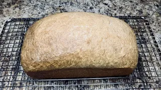 Sourdough Sandwich Bread: 100% Whole Wheat