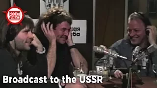 David Gilmour, Ian Gillan & Bruce Dickinson Broadcast to the USSR