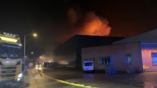 Zeer grote brand in Genemuiden