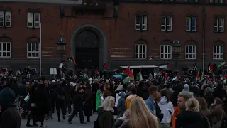 DEMONSTRATION PÅ RÅDHUSPLADSEN