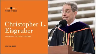 Christopher L. Eisgruber 2020 Commencement Address