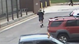 Surveillance Video Shows Gunman Running After Officer Gordon Beesley With Gun Before Shooting In Old