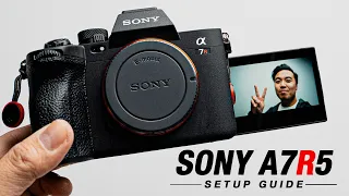 Sony A7R5 Setup Guide for Photography & Video