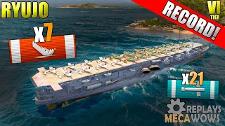 Ryūjō 7 Kills & 112k Damage | World of Warships Gameplay 4k